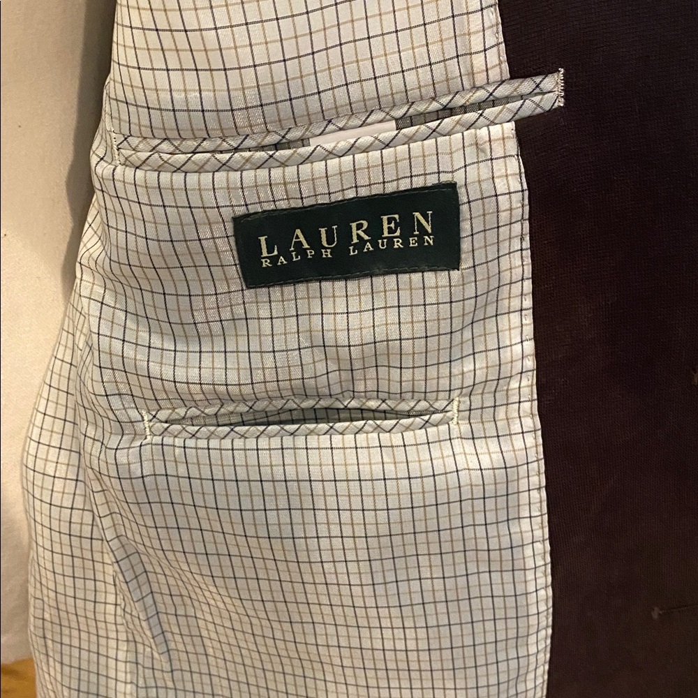 Lauren Ralph Lauren brown sport coat 42R academia soft lightweight - Picture 5 of 12